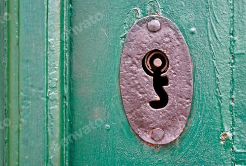 Preview: Ancient Baroque Door Detail, Ouro Preto, Minas Gerais, Brazil