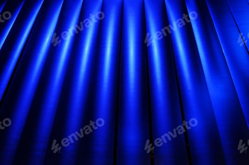 Preview: Blue Striped Background With Light