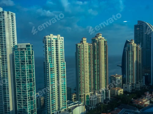 Preview: Beautiful View Of Panama City Seen From The Sky