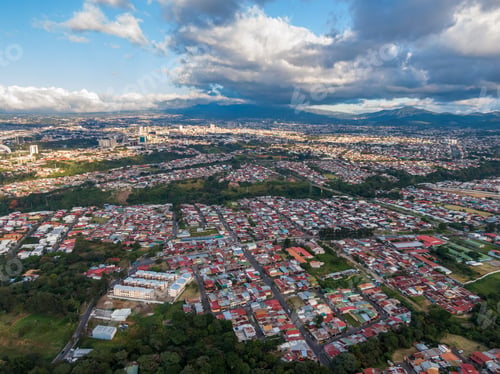 Preview: Beautiful Aerial View Of San Jose City In Costa Rica