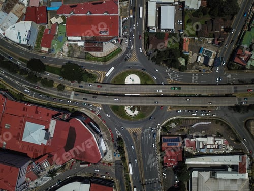 Preview: Aerial View Of The Rotonda De La Hispanidad