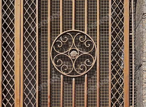 Preview: Ancient Church Gate Detail, Rio De Janeiro