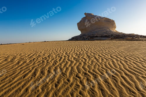 Preview: The White Desert At Farafra In The Sahara Of Egypt. Africa.