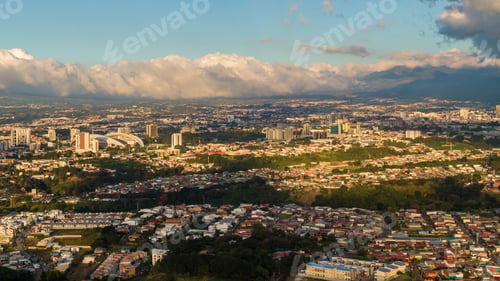Preview: Beautiful Aerial View Of San Jose City In Costa Rica