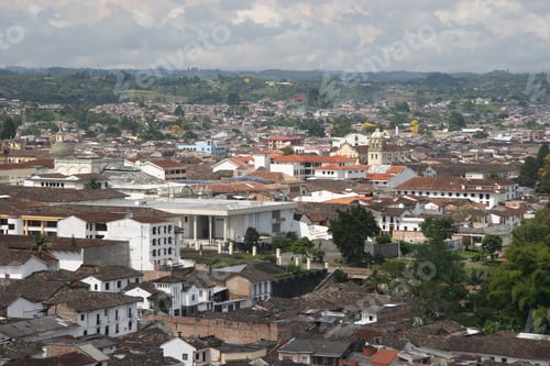 Preview: Panoramic Of Popayan, Cauca, Colombia