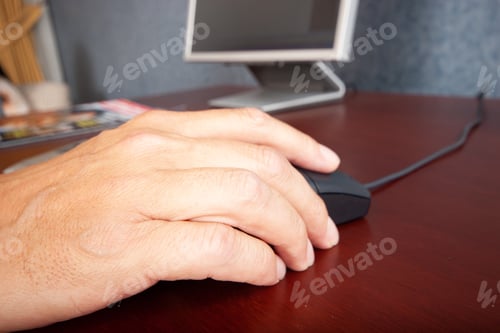 Preview: A Woman'S Hand On A Keyboard