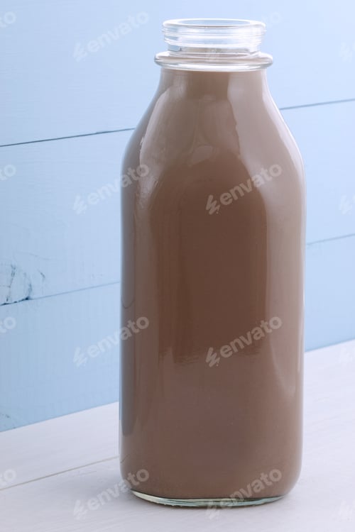 Preview: Delicious Fresh Chocolate Milk, On Vintage Styling.