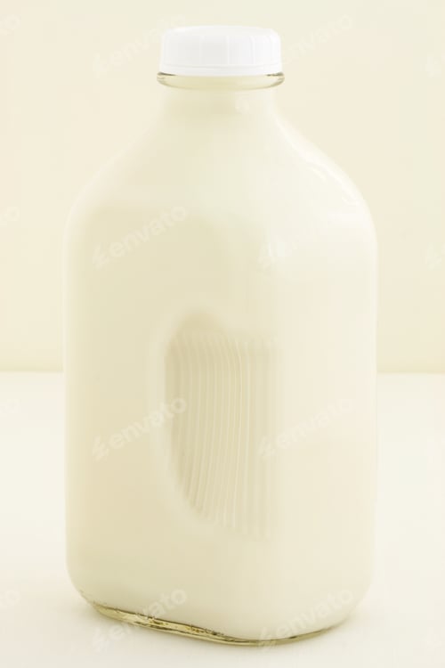 Preview: Delicious, Nutritious And Fresh Half Gallon Milk Bottle.