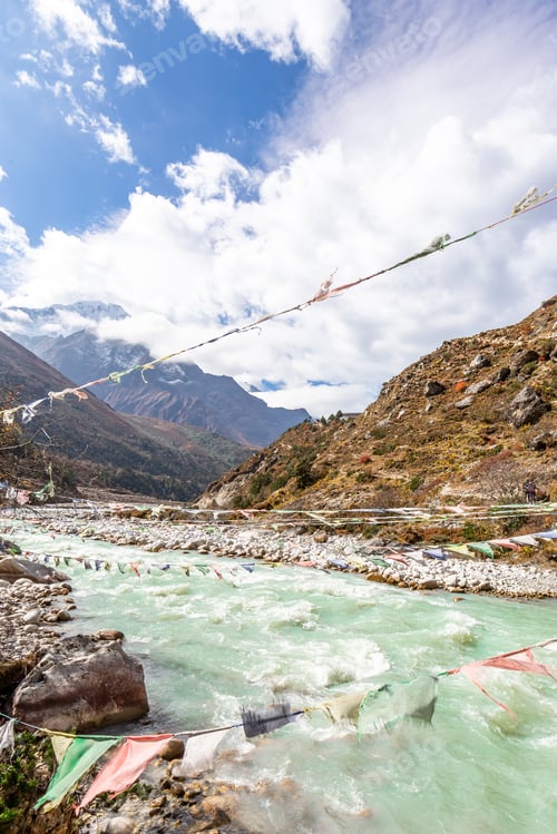 Preview: Ama Dablam Mountain. Trekking Everest Base Camp. Nepal. Asia.