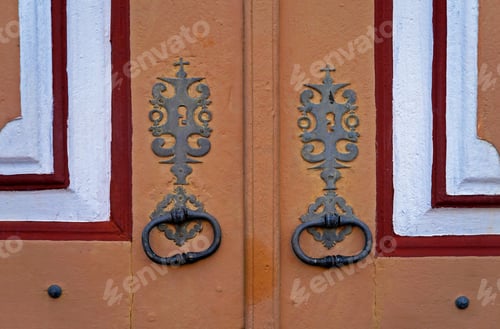 Preview: Ancient Church Door Detail, Diamantina, Minas Gerais, Brazil