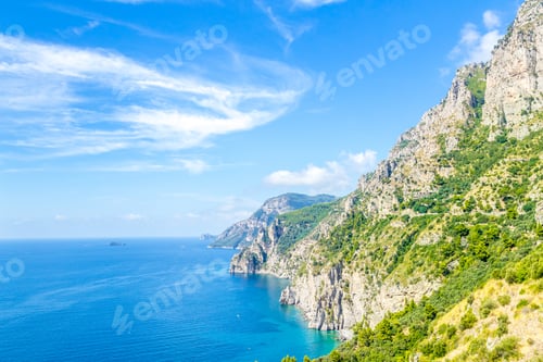Preview: Amalfi Coast, Mediterranean Sea, Italy.