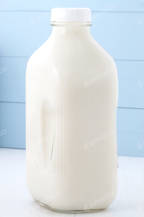 Preview: Delicious, Nutritious And Fresh Half Gallon Milk Bottle.