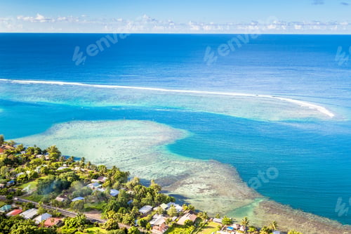 Preview: Moorea Island In The French Polynesia.