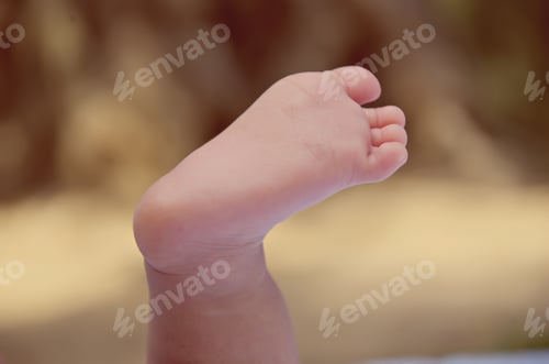 Preview: Small Foot Of A Newborn