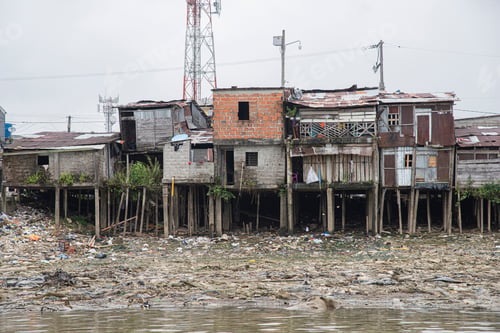 Preview: Houses In The Shore Of The Atrato River.