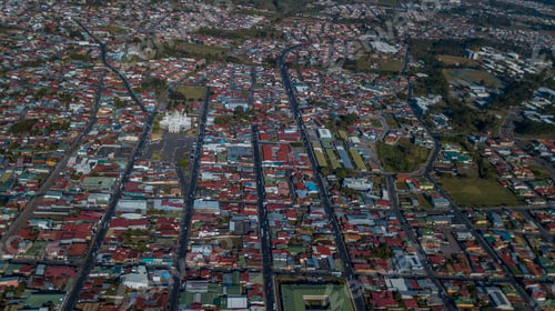Preview: Impressive Aerial View Of The Basilica En Cartago Desde El Atardecer