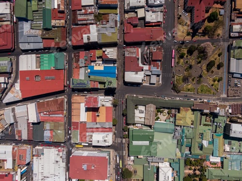 Preview: Beautiful Aerial View Of The Empty Streets Due To Coronavirus Disease (Covid-19) In San Jose Costa
