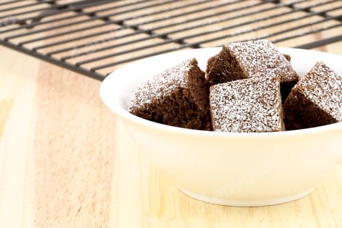 Preview: Fresh Wonderfully Moist Brownies With A Deep Fudgy Chocolate Flavor