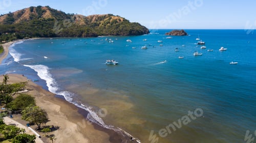 Preview: Aerial Ocean View Of El Coco Beach Costa Rica