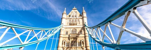 Preview: Tower Bridge In London, Uk, United Kingdom. Europe. Web Banner In Panoramic View.