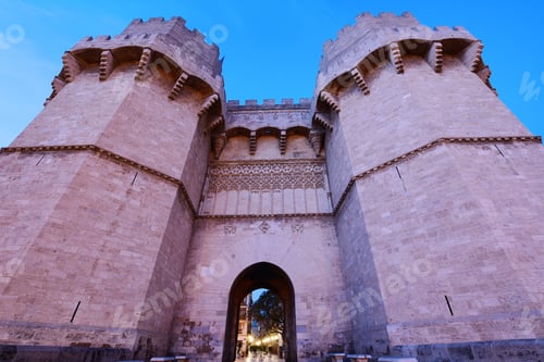Preview: Serrano Towers (Torres De Serrano) In The City Of Valencia, Spain.