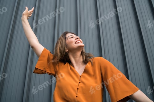 Preview: Portrait Of Young Woman Outdoors.