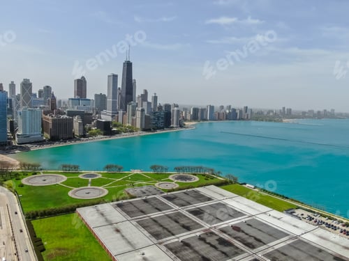 Preview: Beautiful Aerial View Of The Chicago Navy Pier