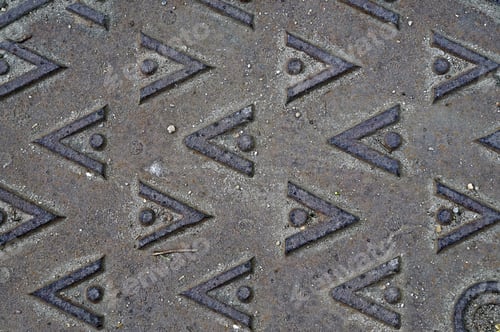 Preview: Metallic Surface With Triangles