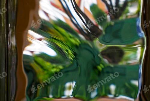 Preview: Glass Background With Distorted Landscape, Sao Paulo, Brazil