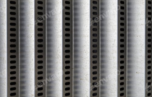Preview: Metallic Perforated Surface Texture Background