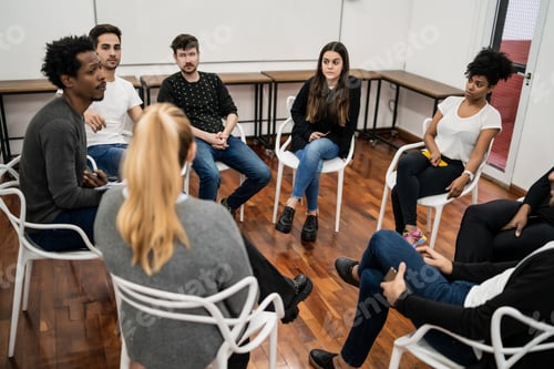 Preview: Group Of Multiethnic Creative Business People Working On A Project And Having A Brainstorming