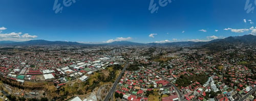 Preview: Beautiful Aerial View Of The City Of San Jose With View Of The Sabana Park And The Stadium.