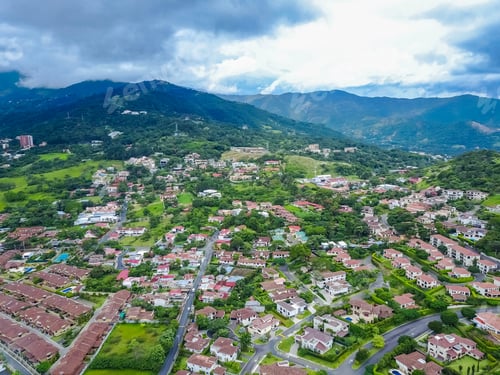 Preview: Beautiful Aerial View Of The Cartago City In Costa Rica