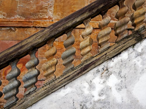 Preview: Baroque Balustrade In Ouro Preto, Brazil