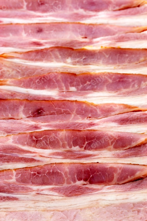 Preview: Fresh Bacon Specially Smoked And Cured . Very Popular Around The World And Produced In Dozens Of