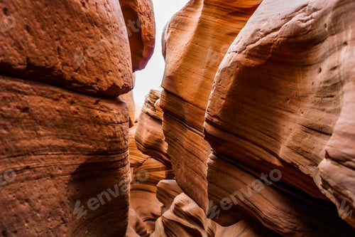 Preview: Beautiful View Of The Inside Of The Antelope Canyon In Arizona