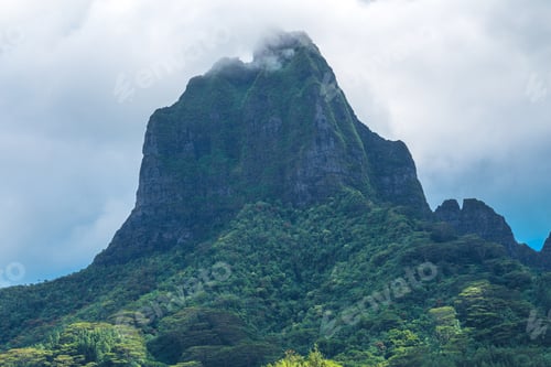 Preview: Moorea Island In The French Polynesia.