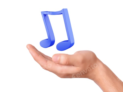 Preview: Music Note. Isolated On White Background