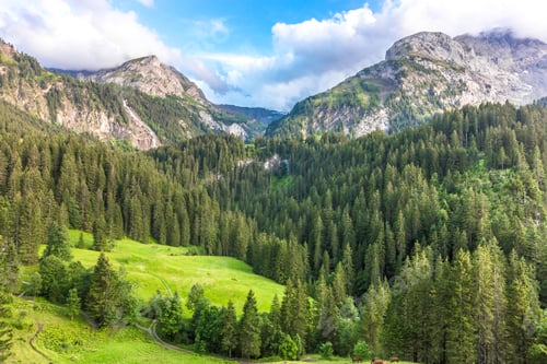 Preview: Mountain Landscape Near Gstaad, Switzerland