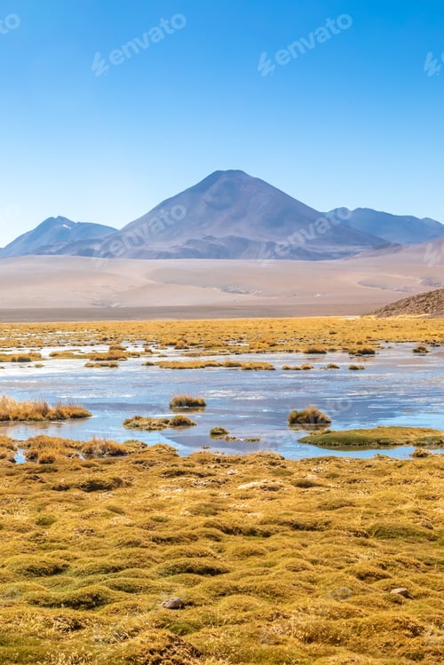 Preview: Scenic Road In The Atacama Desert, Chile. South America.