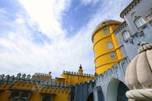 Preview: Palace Da Pena, Beautiful Castle In Lisbon, Portugal.