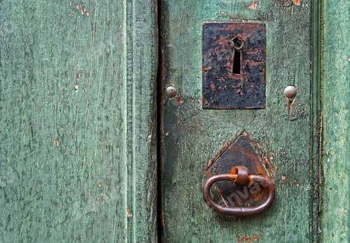 Preview: Ancient Door Detail, Ouro Preto, Minas Gerais, Brazil