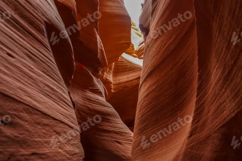 Preview: Beautiful View Of The Inside Of The Antelope Canyon In Arizona