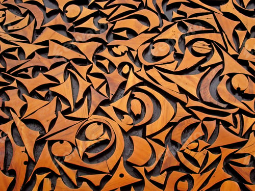 Preview: Decorative Wooden Panel
