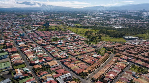 Preview: Beautiful Aerial View Of Heredia Costa Rica