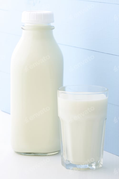 Preview: Delicious, Nutritious And Fresh Quart Milk Bottle.