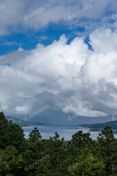 Preview: Beautiful Aerial View Of The Arenal Lagoon In Costa Rica