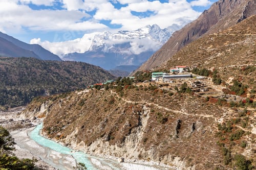 Preview: Ama Dablam Mountain. Trekking Everest Base Camp. Nepal. Asia.