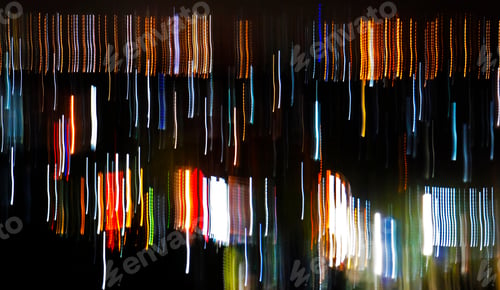 Preview: Defocused Moving Colorful Lights Background