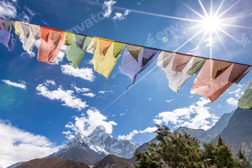 Preview: Ama Dablam Mountain. Trekking Everest Base Camp. Nepal. Asia.